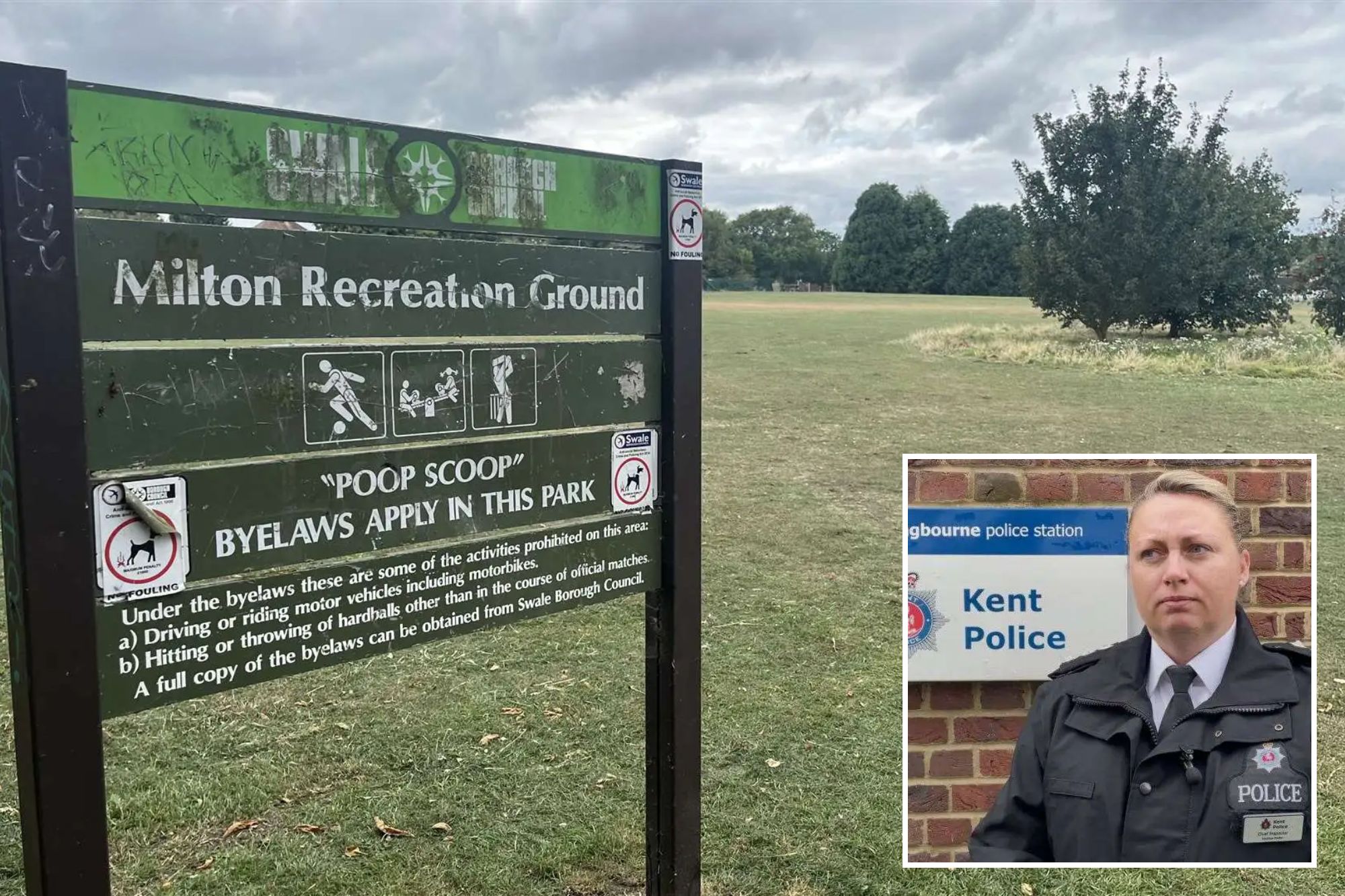 An image collage containing 2 images, Image 1 shows Woman arrested and quizzed by police about viral Facebook rape allegations, Image 2 shows Woman arrested and quizzed by police about viral Facebook rape allegations