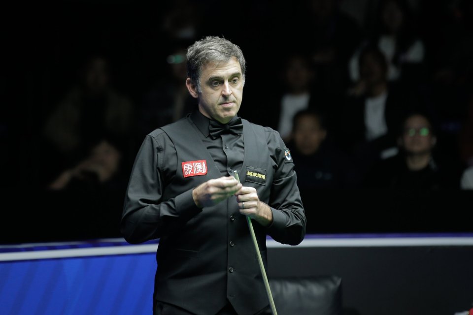 Ronnie O'Sullivan during Day 7 of World Open Snooker 2026.