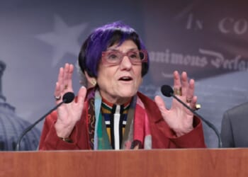 U.S. Rep. Rosa DeLaura, pictured speaking in a 2022 file photo.