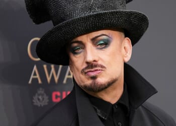 Boy George has revealed he was at the scene of the terrifying Golders Green knife attack on Wednesday afternoon