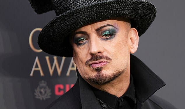 Boy George has revealed he was at the scene of the terrifying Golders Green knife attack on Wednesday afternoon