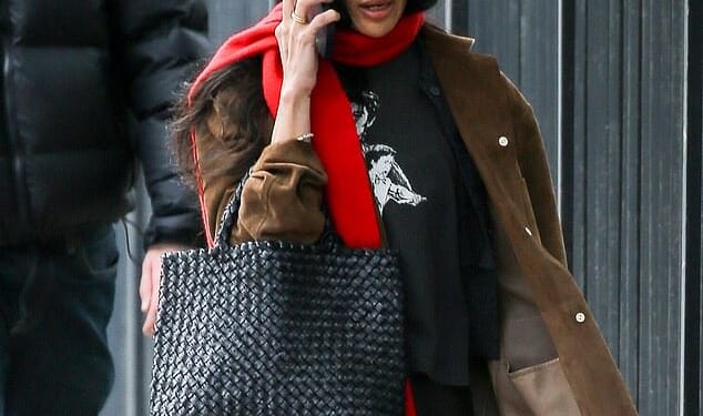 Zoe Kravitz appears to be hoping it's third time lucky amid reports she is engaged to Harry Styles after eight months of dating (pictured on Friday)