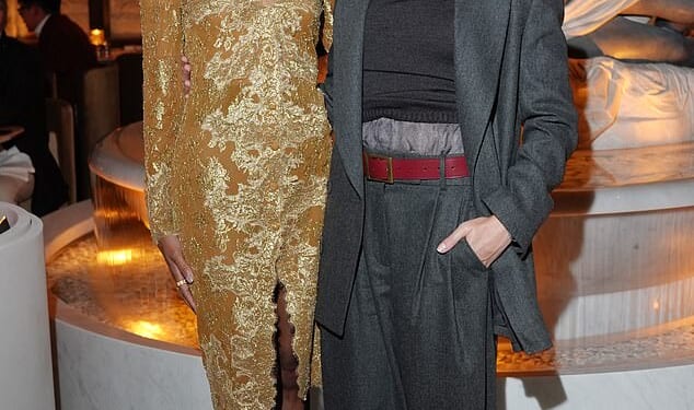Zoe Saldana and Margot Robbie made sure to turn heads as they attended an event at the RH Milan, The Gallery on Corso Venezia on Tuesday