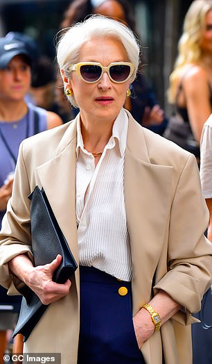 Far from 'florals for spring', the upmarket M&S collection, titled 'The Power Dressing Edit', is described as the 'very best pieces of the season'