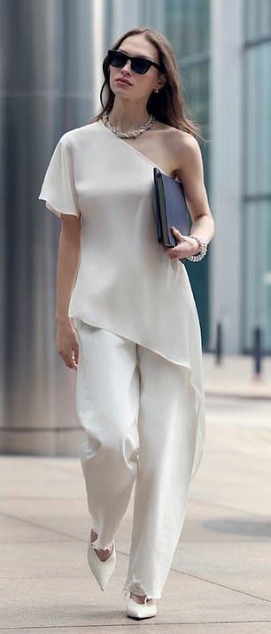While the 'contemporary' edit makes no explicit reference to the Devil Wears Prada movie, there is a clear vision of what may have inspired the clothes on offer