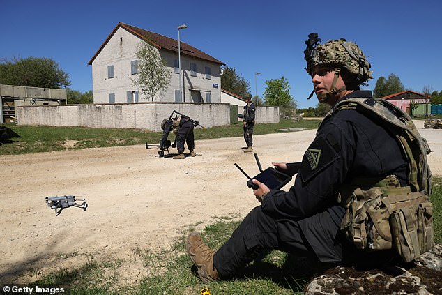 Members of the U.S. Army 7th Army Training Command in Germany