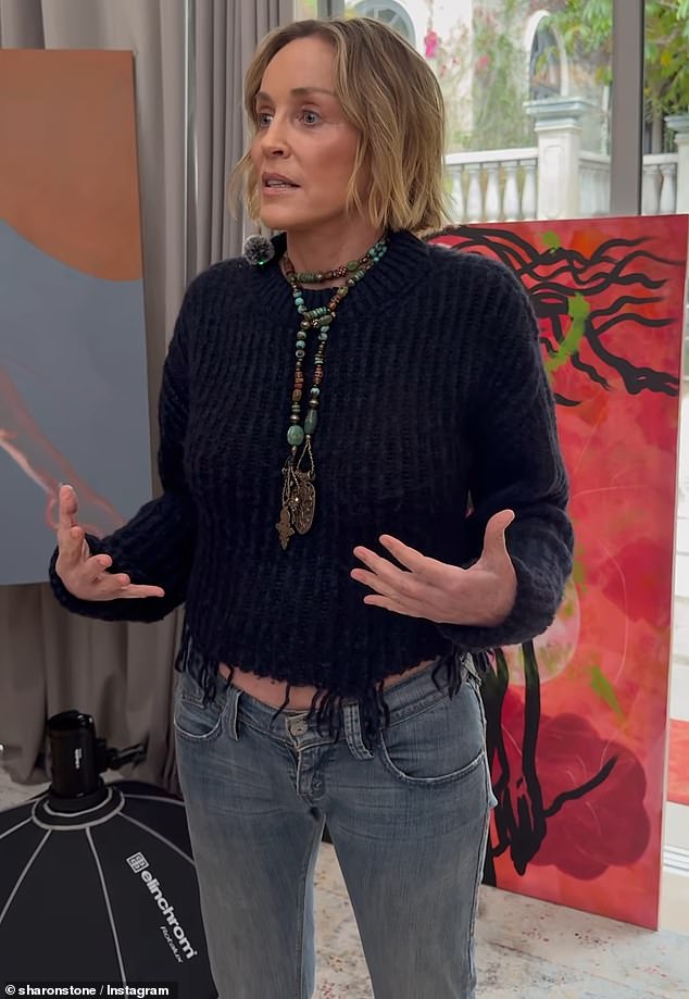 'Are we supposed to be terrified when we look in the mirror?' she questioned in the reel as she spoke to others off-camera