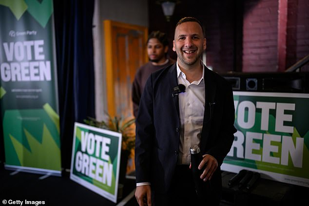 Polanski campaigning for the local elections in London. The Mail can reveal that the national Green Party has no formal vetting process to weed out unsuitable candidates, leaving candidate selections up to local parties