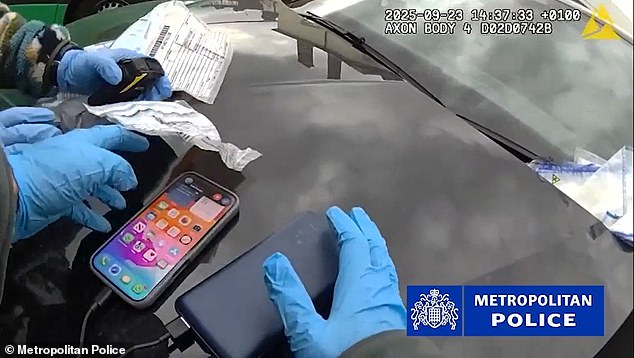 Police later recovered thousands of stolen handsets, destined for Asia