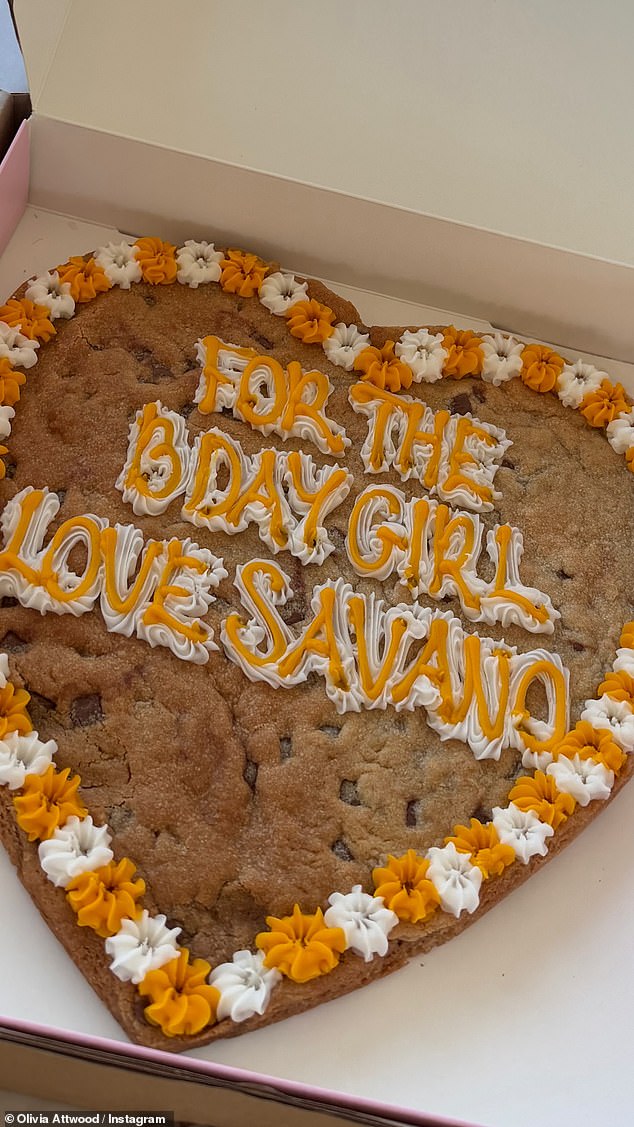 The same mysterious name was later seen on the cookie