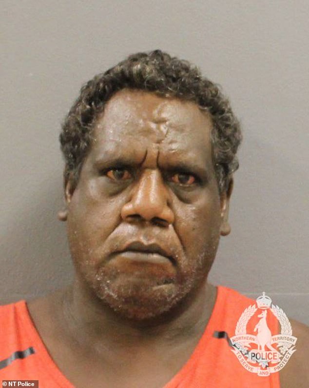 it's alleged Jefferson Lewis, 47, crept into the room where the five-year-old girl had been put to bed on a mattress, before sneaking her out via the side door