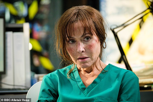Amanda is best known for playing Connie Beauchamp (pictured) in the BBC medical drama Casualty and appeared in Holby City