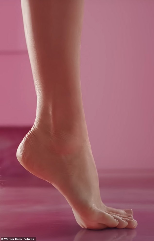 Margot's impressive arch could be seen in the Barbie movie in 2023