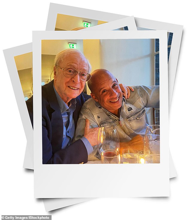 Michael Caine dining at The River Cafe last year with Vin Diesel