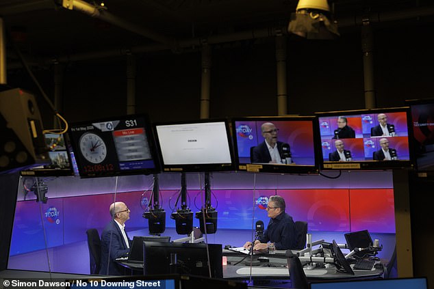 SIr Keir agreed with stark Bank of England predictions that the UKcould see inflation rise above six per cent in an interview with Nick Robinson