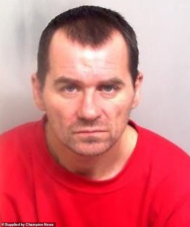 Steven, 38, suffered a torn liver, fractured spine and lacerated spinal cord following the attack by inmate Patrick Chandler (pictured) at HMP Chelmsford in Essex in July 2018