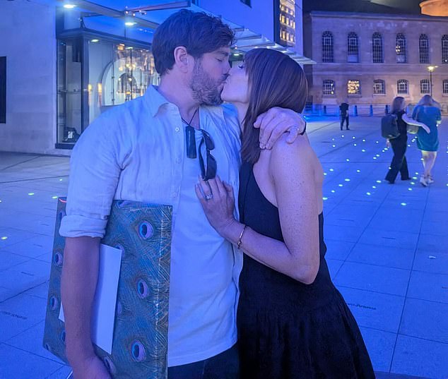 Alex and Charlie (pictured, after Alex's special 15th anniversary episode of The One Show) lived in West London for over a decade but felt the need to move to the country to offer their children more room to play