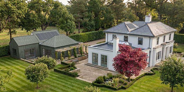 The Welsh TV host claims herself and Charlie may take decades to finish the transformation of the property. Pictured: An artist's impression of her proposed renovations