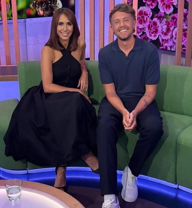 The BBC star (pictured, on The One Show, with co-host Roman Kemp) is reportedly on a nine-person shortlist of potential hosts to take over the presenting duties on Strictly