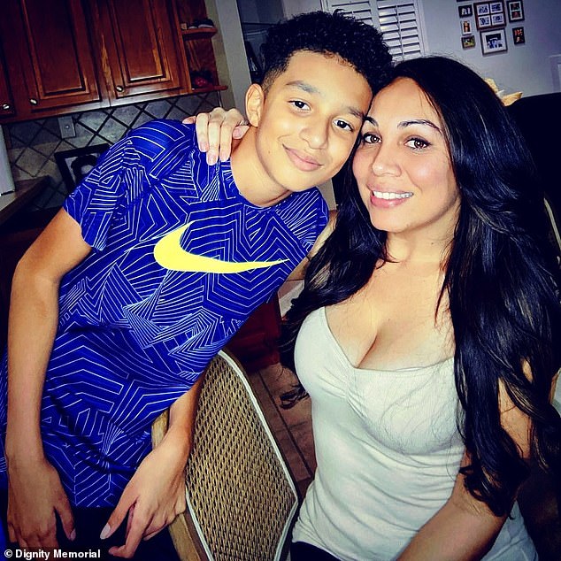 This comes after Sewell Setzer III, pictured with his mother Megan Garcia, killed himself on February 28, 2024, after spending months getting attached to an AI chatbot modeled on 'Game of Thrones' character Daenerys Targaryen