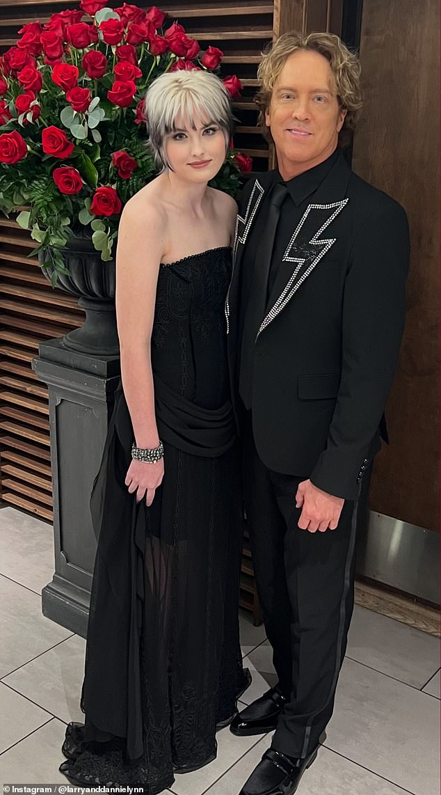 The night before, Dannielynn unveiled an new edgy look during a rare red carpet appearance with her father at the Barnstable Brown Gala