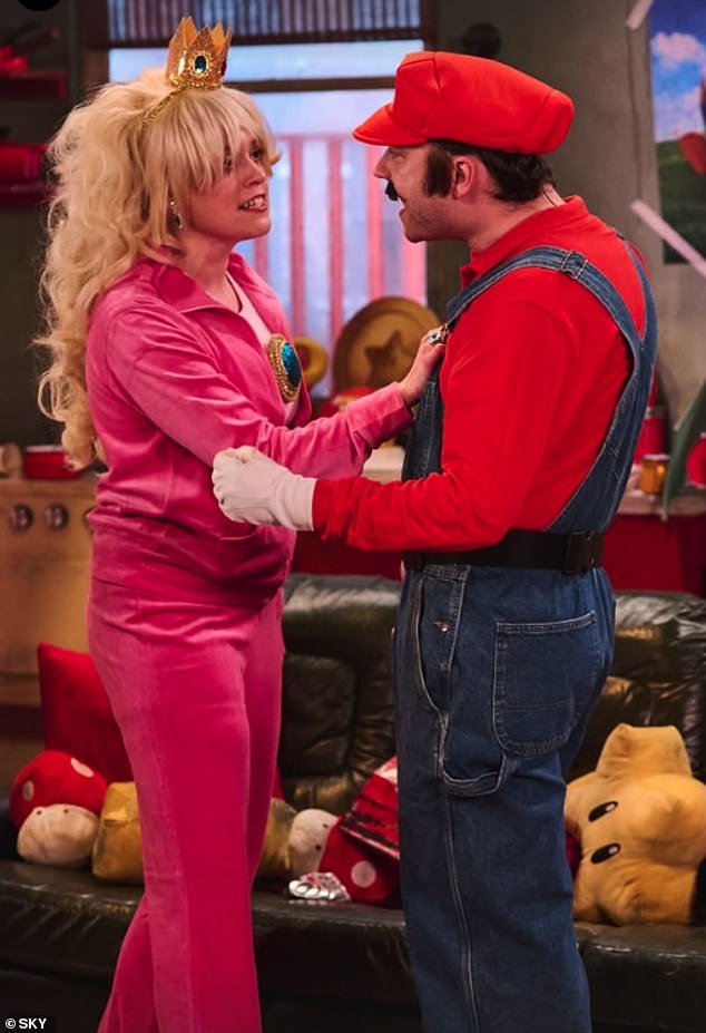 One sketch saw her take on Super Mario's girlfriend Princess Peach