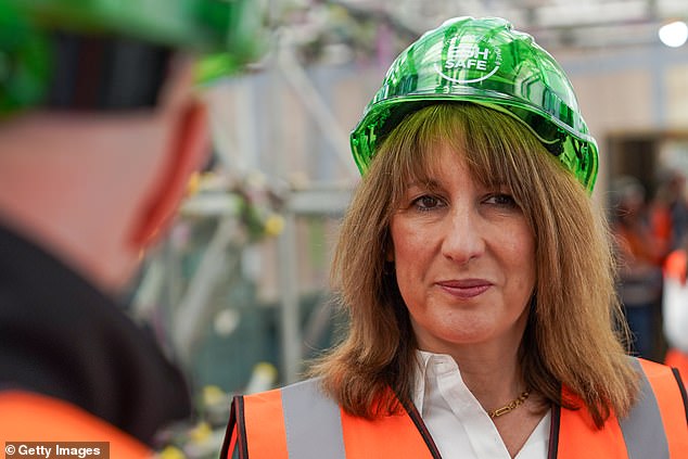 Pictured: Chancellor Rachel Reeves visits the Tyne Bridge on May 1 ahead of the local elections