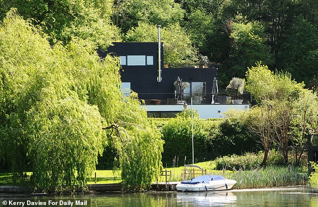 Retrospective planning permission was later applied for, only to be withdrawn after complaints from local residents. Pictured: The property