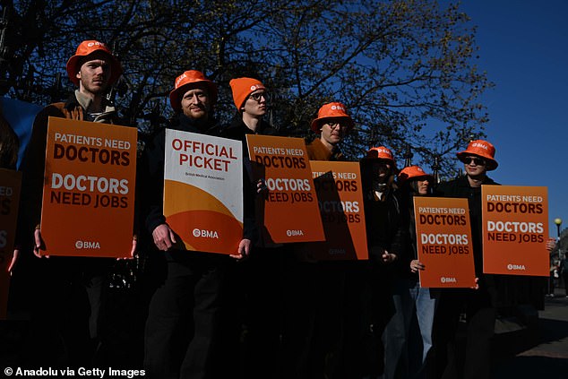 Junior doctors - now called resident doctors - picketing in pursuit of higher pay, after years of seeing their wages stagnate