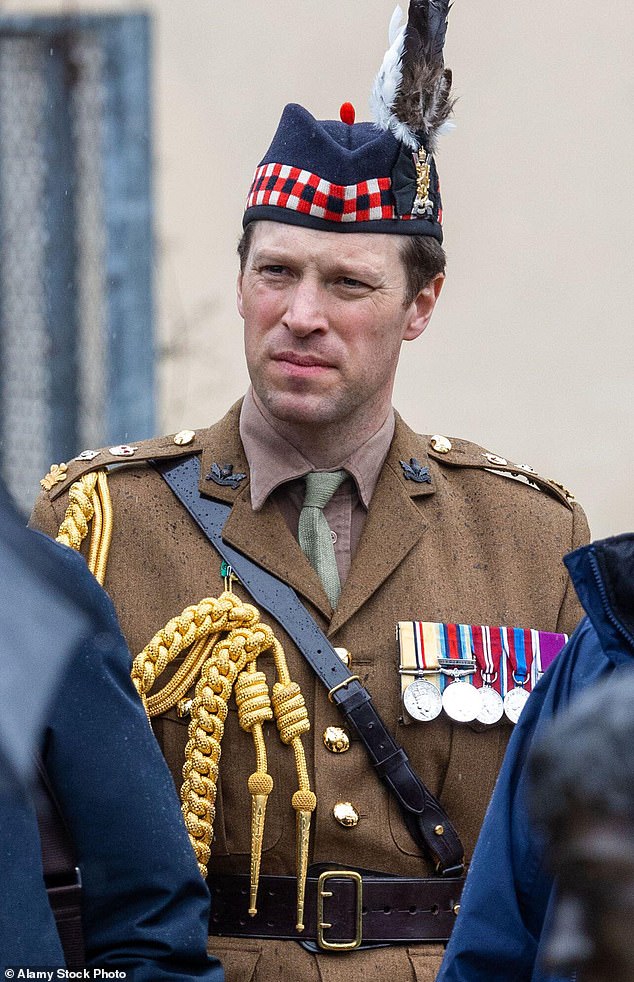 Lieutenant Colonel Jonny Thompson joined the King and the Queen at the White House for the US state visit