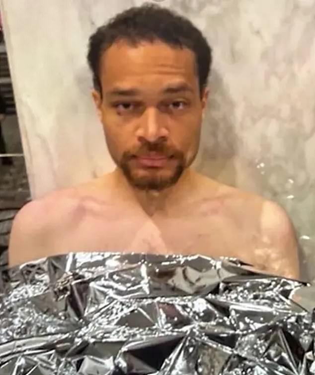 PICTURE: Cole Allen is pictured after being detained by Secret Service at the White House Correspondents' Dinner on Saturday evening