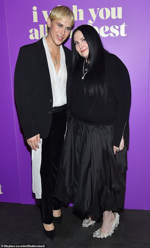 Dorfman pictured with Lena Dunham in October 2025