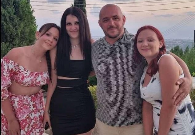 The 40-year-old had three daughters - one said in her victim impact statement that Byrne was 'the monster who stole my dad like he was nothing'