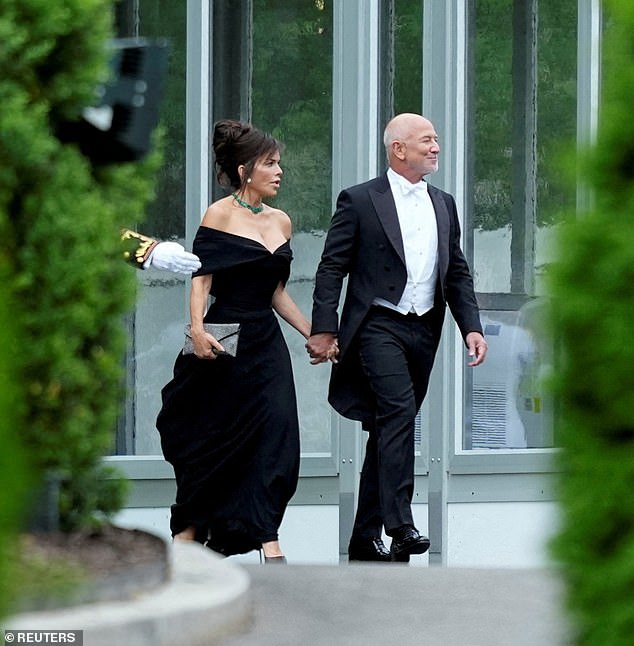 The newlyweds, who tied the knot in a lavish Venetian wedding in June, attended Tuesday's state dinner at the White House in honor of King Charles III and Queen Camilla