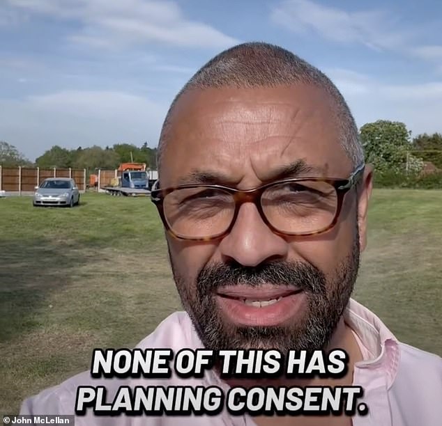 An outraged James Cleverly has accused travellers of 'gaming the system'. He has previously suggested there is 'two-tier justice' when it came to applying rules and laws to travellers