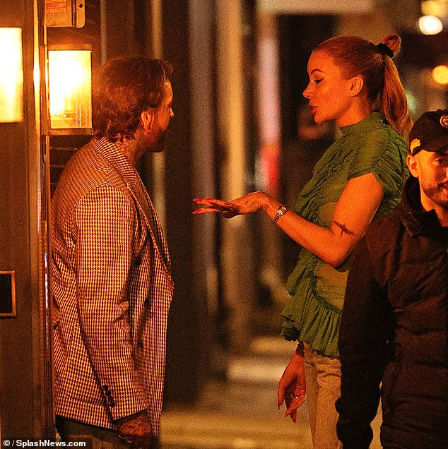The duo were joined by a group of pals including Sam Thompson and his girlfriend Talitha Balinska and Love Islander Georgia Harrison