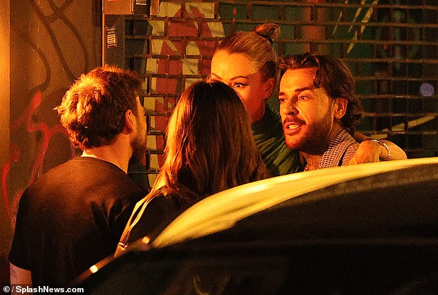 The group started their night partying at a London hotel from 6pm until midnight before heading to the club