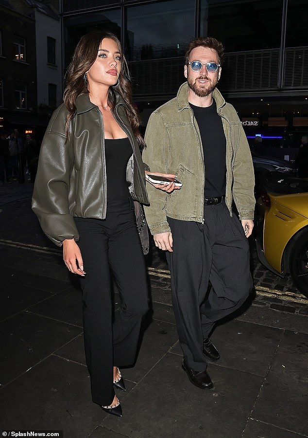 Sam and his stunning girlfriend Talitha arrived together