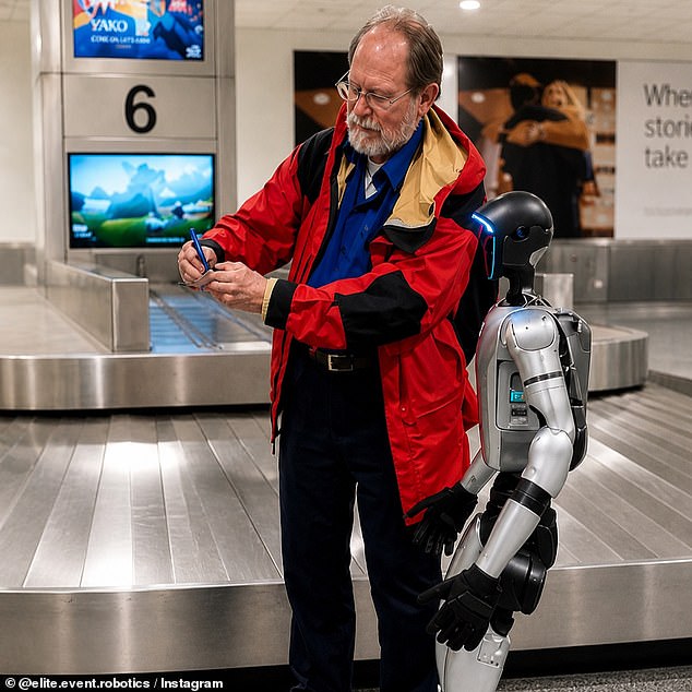 Ben-Abraham told the Chronicle that the company 'regularly' transports the machines, even internationally, but the bot was too heavy to be placed in cargo