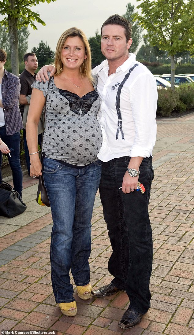 Tricia and ex Mark, with whom she shares sons Jake, 22, and Freddy, 17, split after 18-years of marriage in 2021 (pictured 2008)