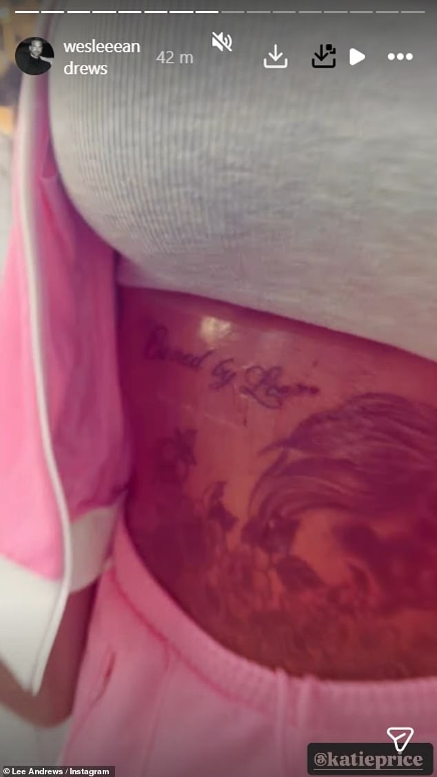 Katie and Lee have now showcased their third matching tattoos together as they shared new pictures on social media