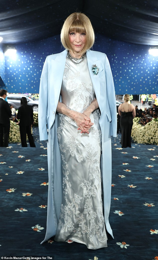 It comes amid claims the couple shelled out $10 million to co-chair the annual gala alongside Wintour; pictured in 2025