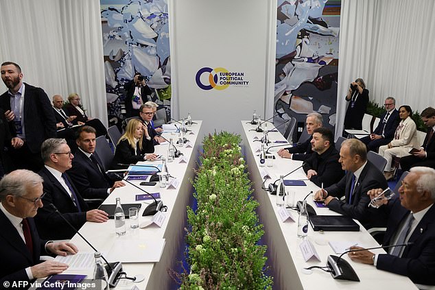 Sir Keir and Emmanuel Macron have co-chaired a meeting on Ukraine this morning