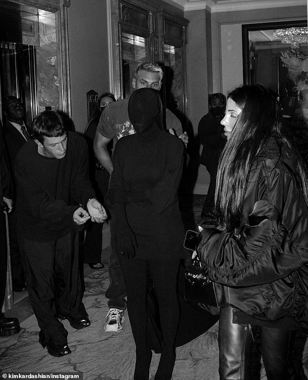 The mother-of-four's most shocking Met Gala ensemble was in 2021 when she dressed head to toe in a black look that covered her face