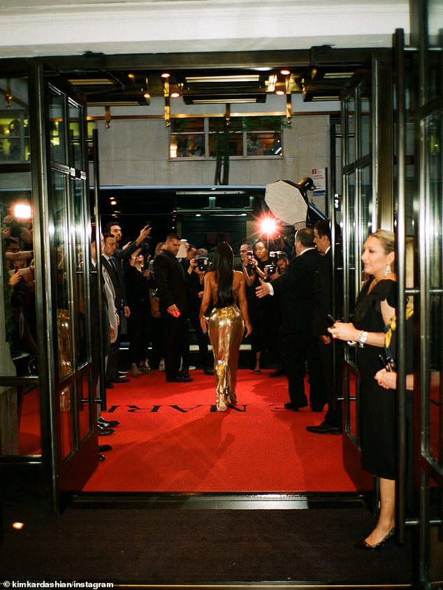 Ahead of her 13th year attending the Met Gala, which always falls on the first Monday in May, Kim reflected with the gallery of throwback snaps. She wrote: 'Year 13 loading¿'
