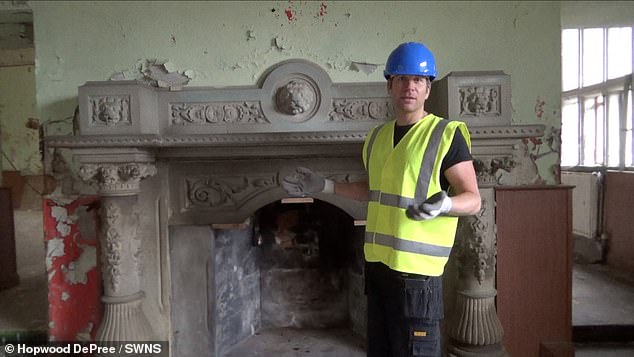 Mr DePree says he invested around £750,000 of his own money into the restoration project