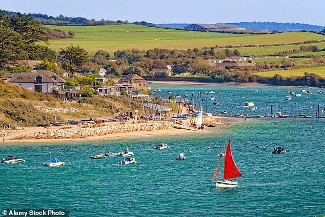 Rock sits on the banks of the Camel Estuary, and is surrounded by sweeping coastal views