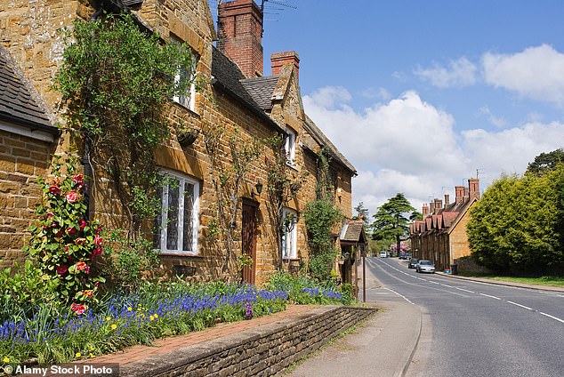 The scenic countryside of Chapel Brampton is lined with historic buildings and traditional cottages