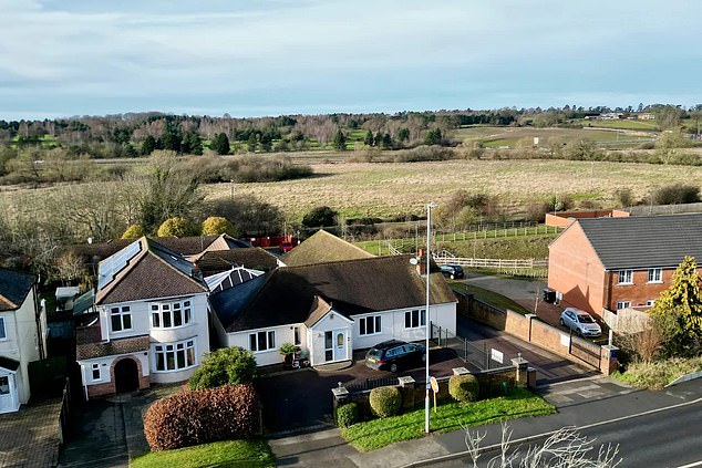 This three-bed, two-bathroom detached bungalow on Welford Road is close to the countryside and on sale for £599,000