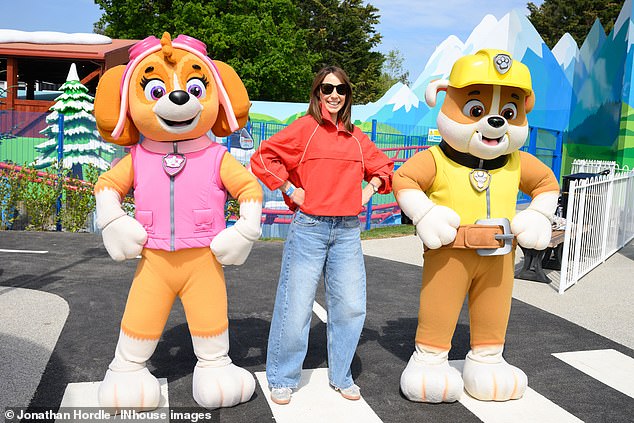 BBC presenter Alex Jones attends the preview day for World of Paw Patrol on Saturday